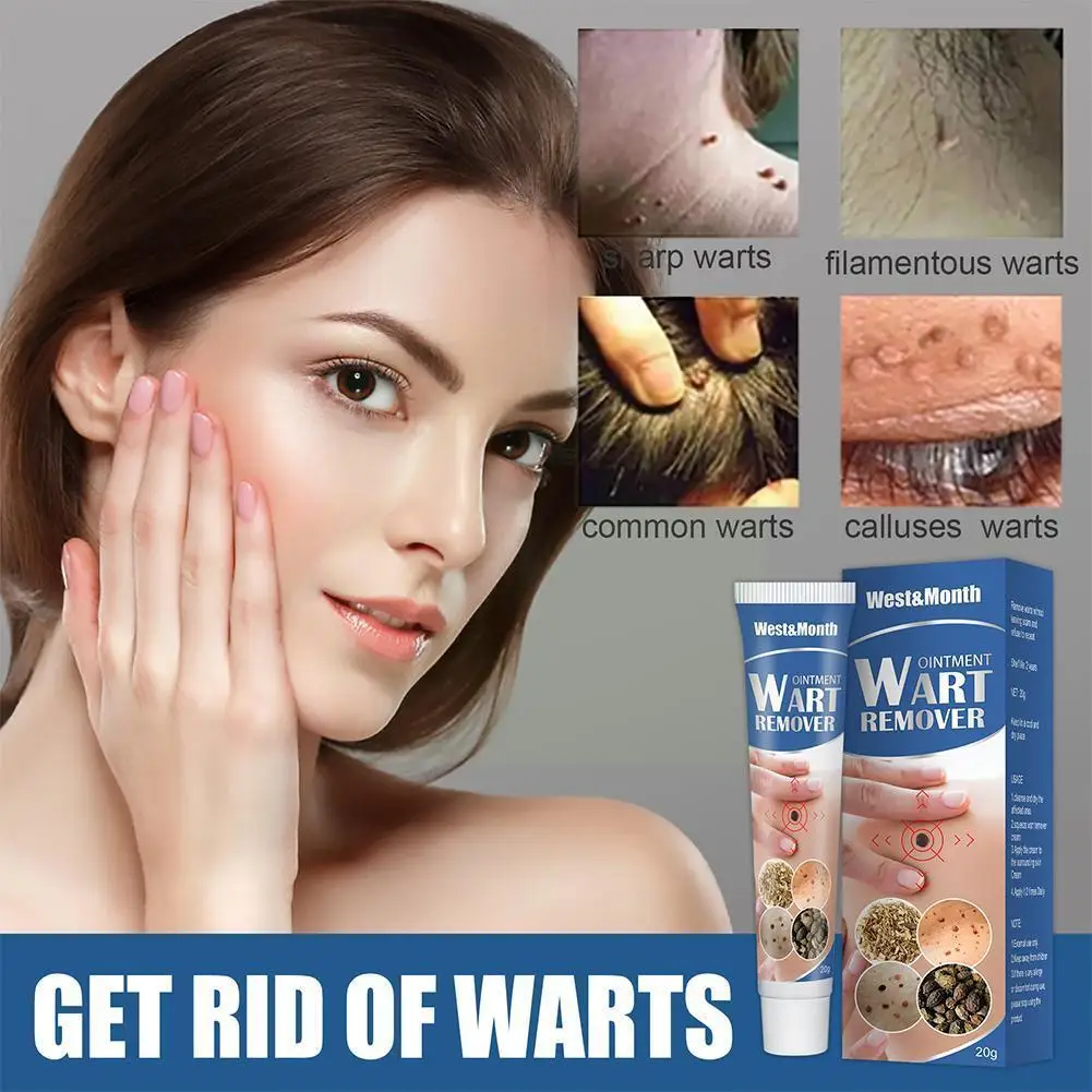 

Warts Remover Antibacterial Ointment Wart Treatment Remover Plaster Cream Extract Herbal Skin Corn Tag Ointment Warts 20g