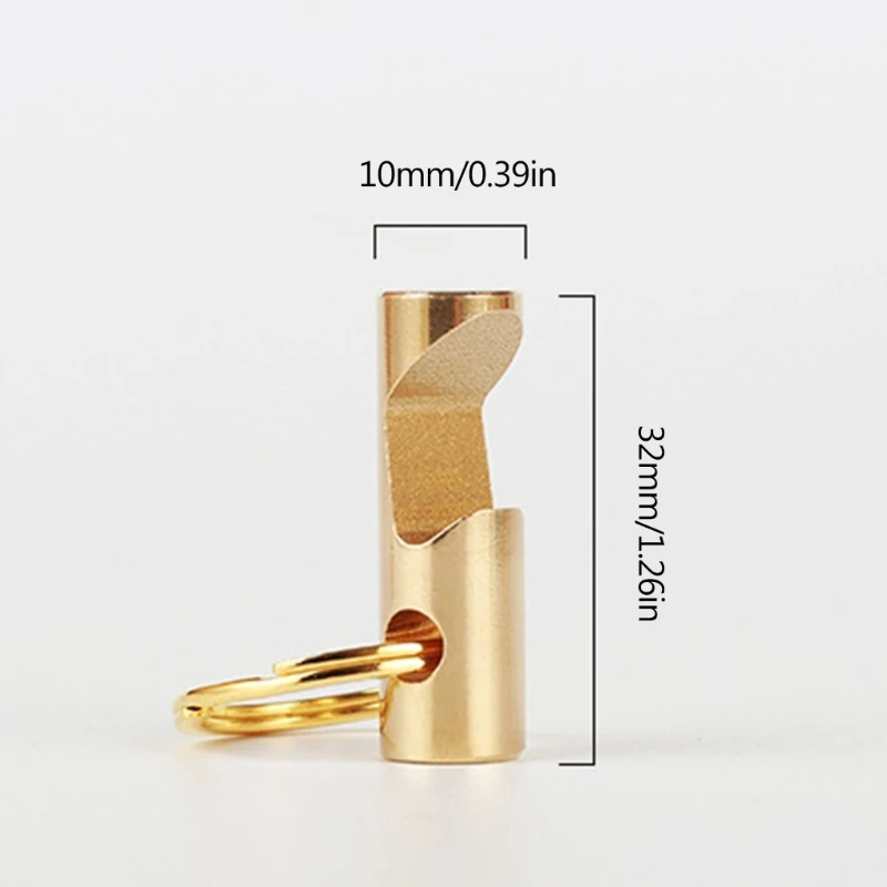 Латунная открывалка для пива классический прочный карманный брелок ключей