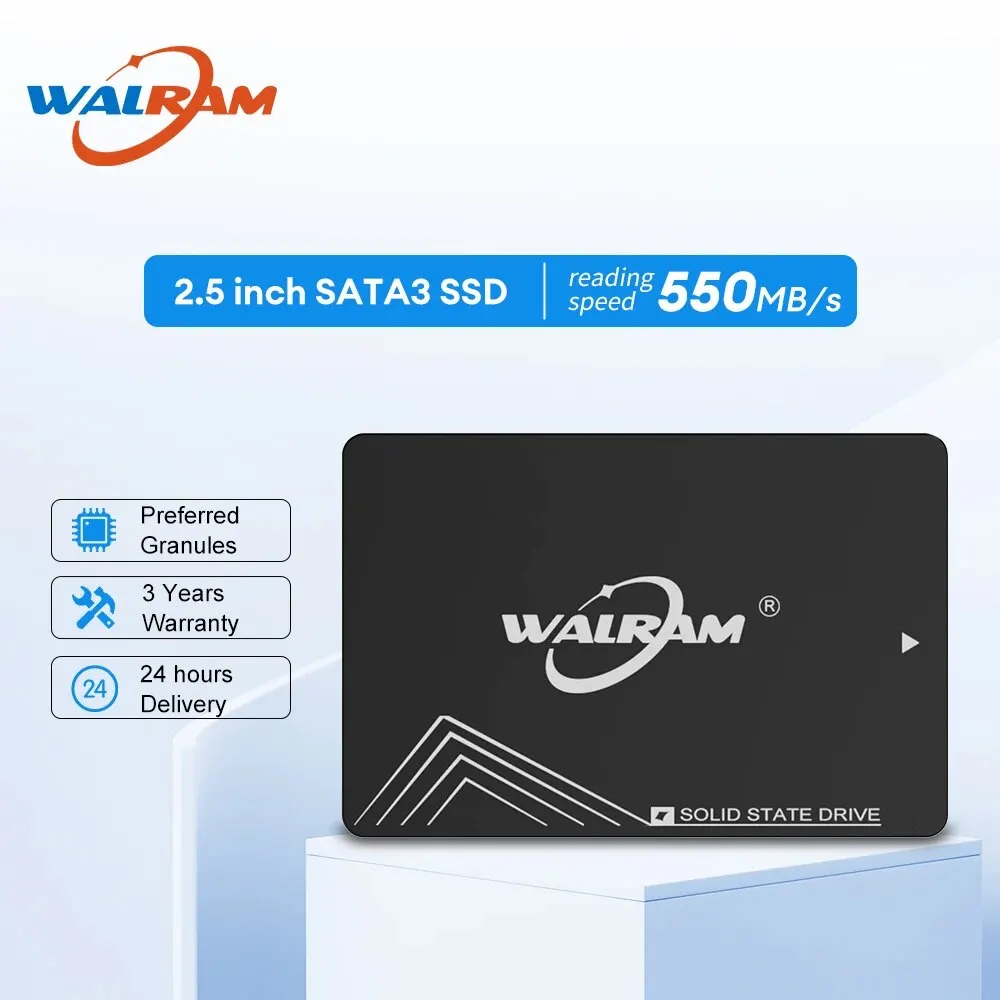 Внутренний Твердотельный Накопитель WALRAM 2 5-дюймовый Жесткий Диск SATA3 512 ГБ 128 256 1