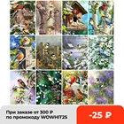 Azqsd Алмазная вышивка птицы зима картина стразы декор для дома полная площадь Алмазный 5D DIY вышивка крестиком Полные комплекты