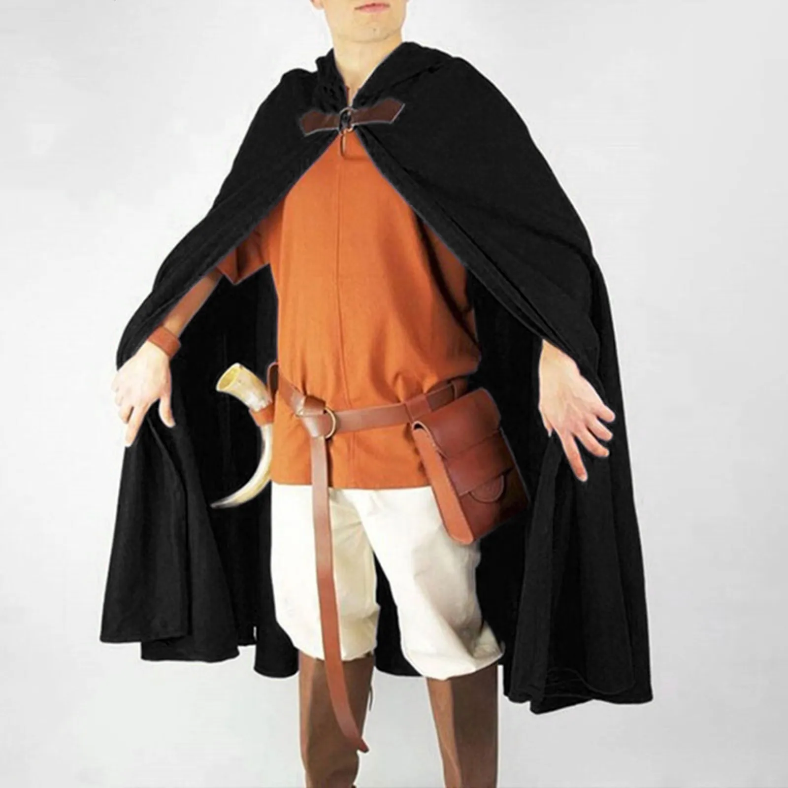 Викторианская накидка средневековый костюм на Хэллоуин для взрослых унисекс