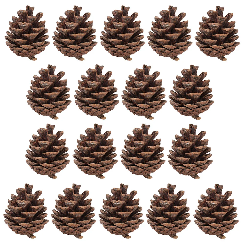 

30 Pcs Christmas Tree Decorations Pine Cones Scene Layout Prop Manual Party Adornment DIY