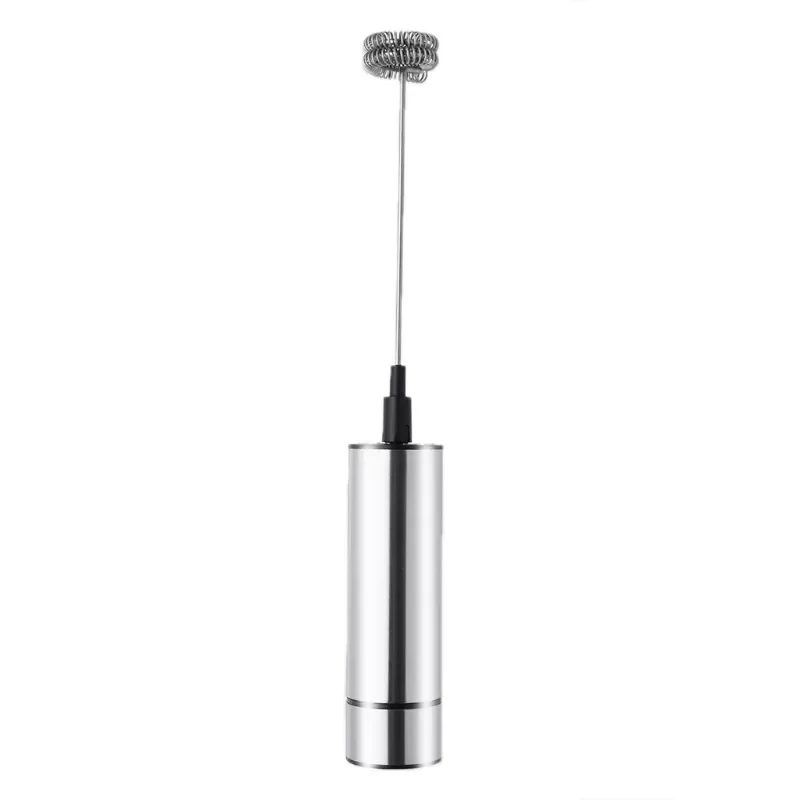 

Powerful Milk Frother With 2pcs Stainless Steel Spring Whisk Foam Maker