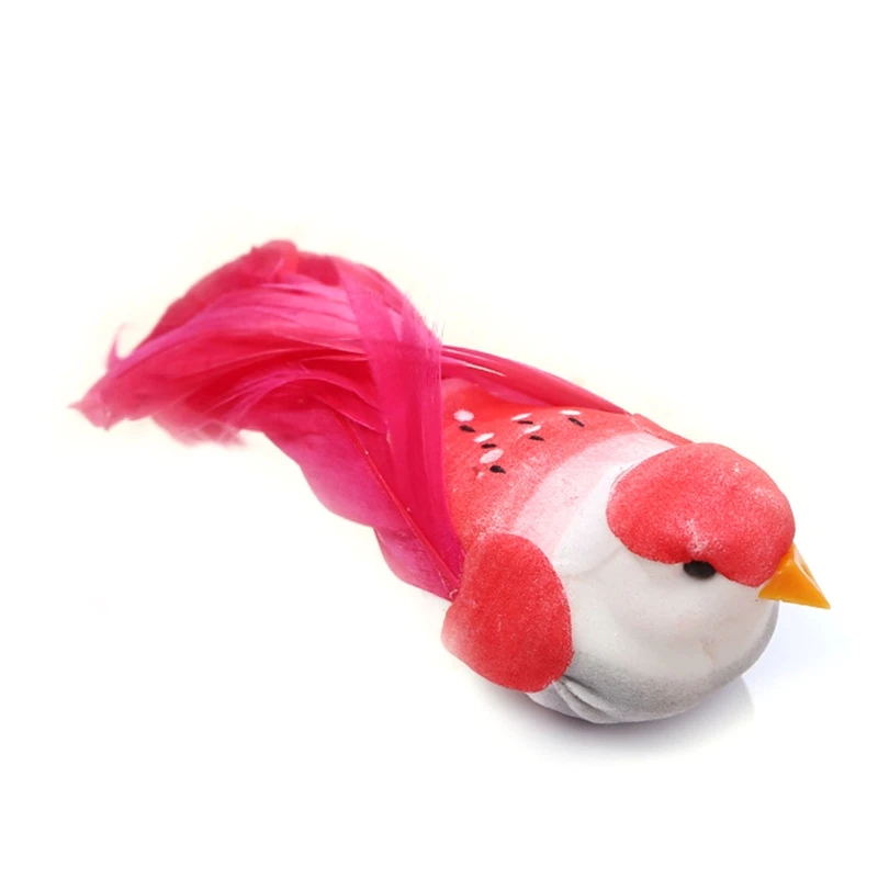 

Набор из 12 искусственных пенопластовых птиц, имитация птиц, поделки «сделай сам», украшение для дома, сада, свадьбы, вечеринки, украшение