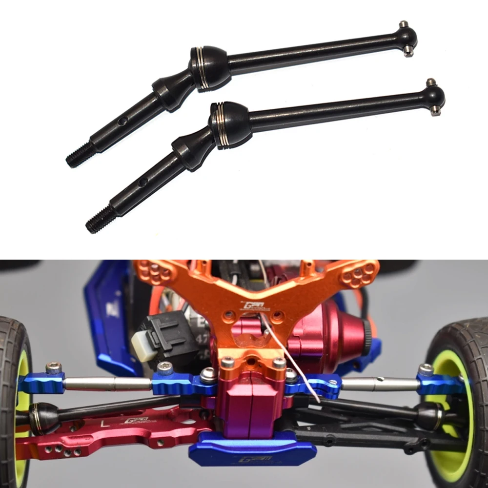 

GPM Metal steel Rear CVD Drive shaft Universal joint LOS212012+ LOS212013 for LOSI 1/18 Mini-T 2.0 2WD Stadium Truck RTR Parts