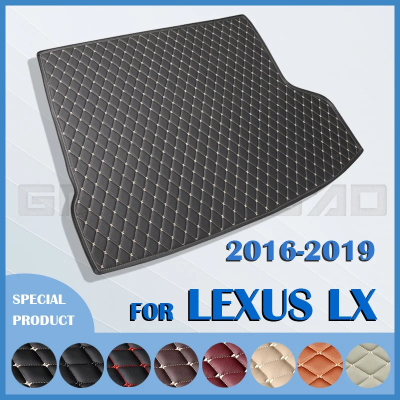 

Car trunk mat for Lexus LX series 570 Five seats 2016 2017 2018 2019 cargo liner carpet interior accessories cover