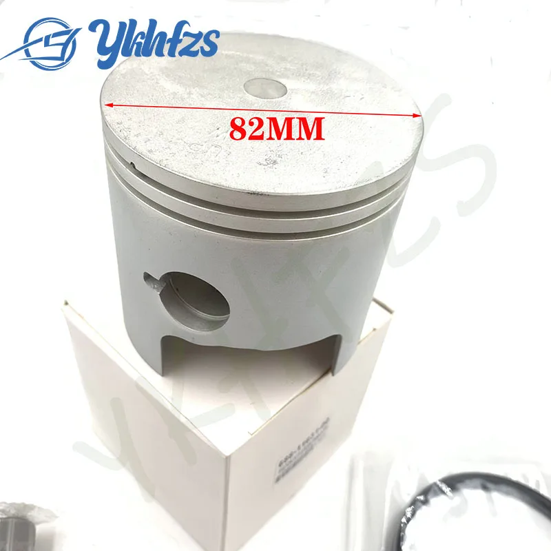 Комплект поршней для лодки Std 688-11631-00 подвесного двигателя Yamaha 75HP 85HP 90HP Parsun T85 82MM