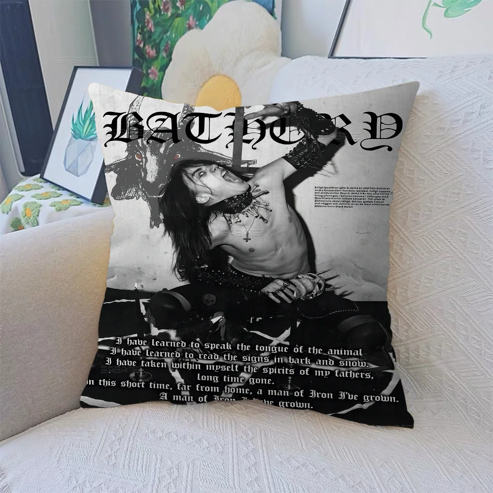 Bathory Quorthon ретро хэви-метал музыкальная группа певица 45*45 см наволочка Декор дом