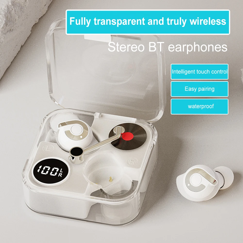 

E89 In-Ear Earphones Noise Reduction Wireless Earbuds Touch Control Headphones Waterproof Bluetooth-Compatible 5.3 Headset
