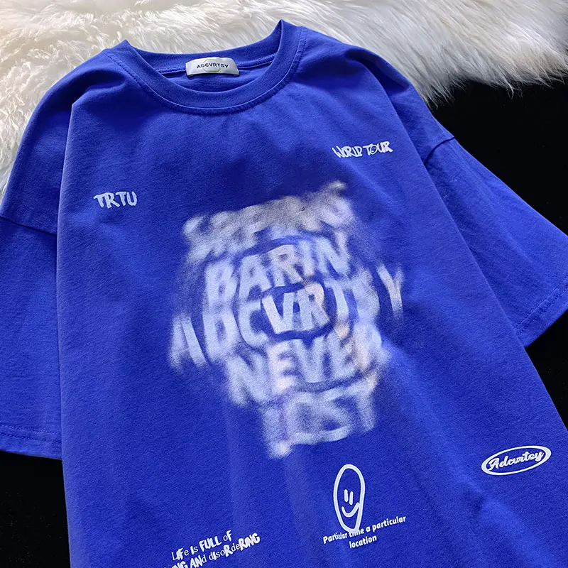 Футболка женская с коротким рукавом модный брендовый Свободный Топ в стиле