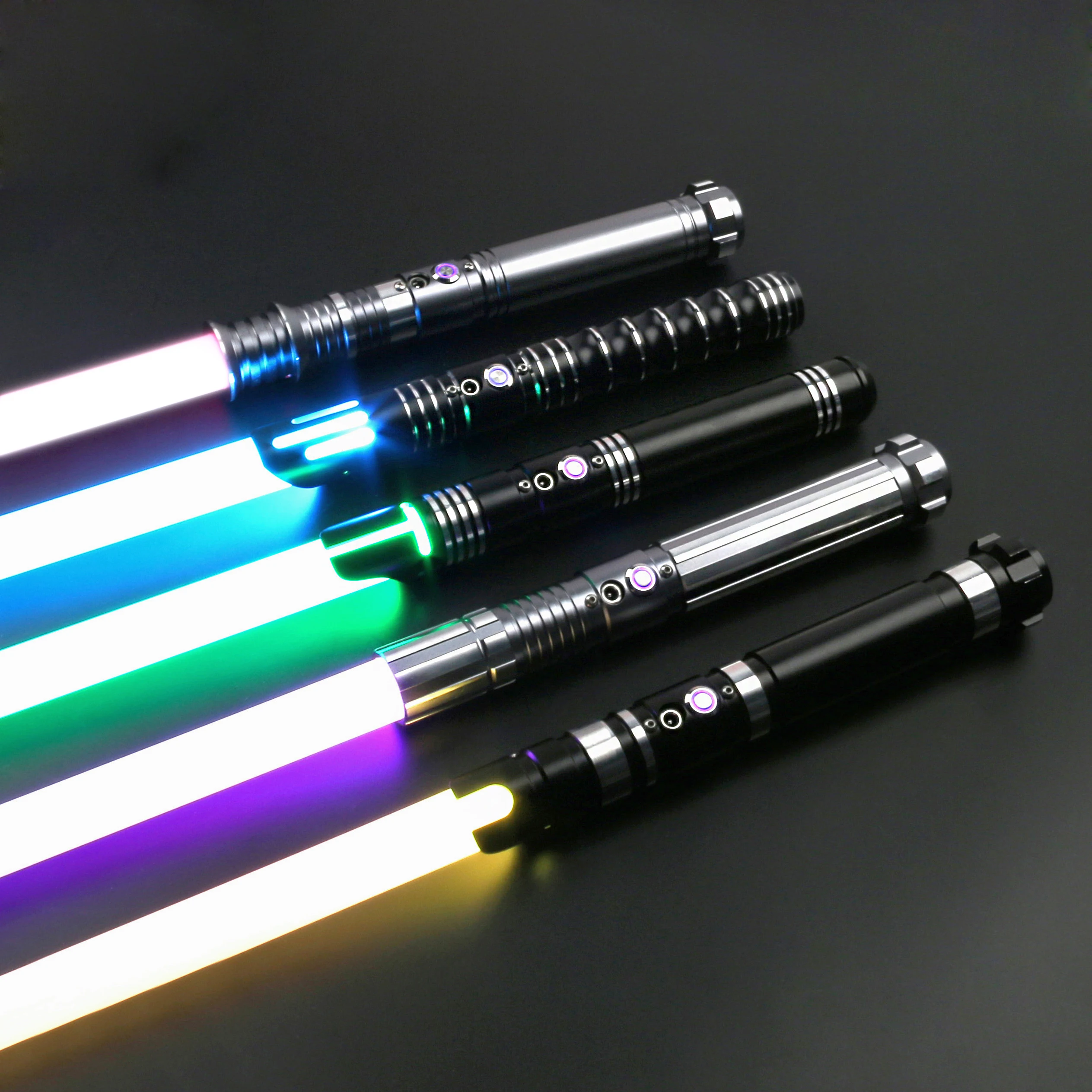 

Hot RGB metal lightsaber laser sword toy Light Saber Espada Brinquedos Sabre De Luz Juguetes Kpop Lightstick Zabawki Oyuncak