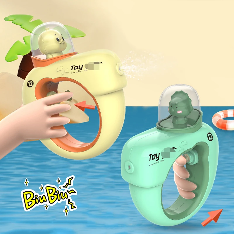 Детский спринклер для воды, игра в воду, уличные игрушки для детей, летние бассейны, пляж, газон, динозавр, ручное кольцо, игрушки с распылителем воды