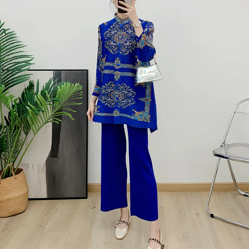 Летние модные комплекты для женщин новинка 2025 плиссированные повседневные топы