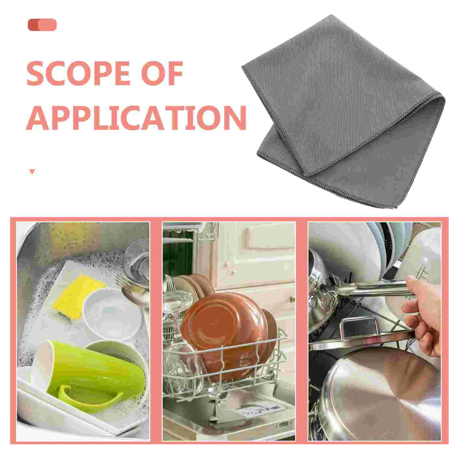 4-шт салфетки для чистки стекла зеркал кухонные мытья посуды очки