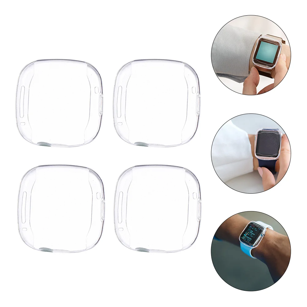 

Watch Cover Screen Shell Smartwatch Case Protector Anti Scratch Covers Face Proof Protectors Full Protection Clear