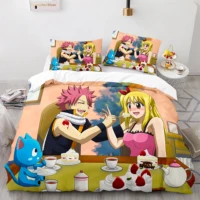 fairy tail bedding set single twin full queen king size fairy tail bed set aldult kid bedroom duvetcover sets 3d print 013