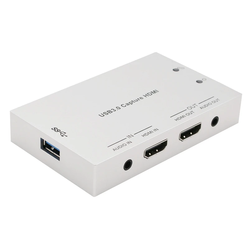 

HDMI to USB3.0 Video Capture Device 4K@60HZ HD Capture Card Portable Video Converter for Game Streaming Live Broadcasts