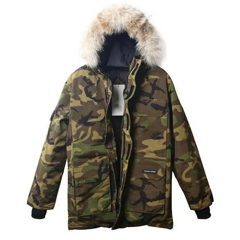 Canada Style Down Jacket Parka Man Woman Winter Warm Hooded Puffer Fashion Luxury Brand Unisex Coats With White Goose Feather