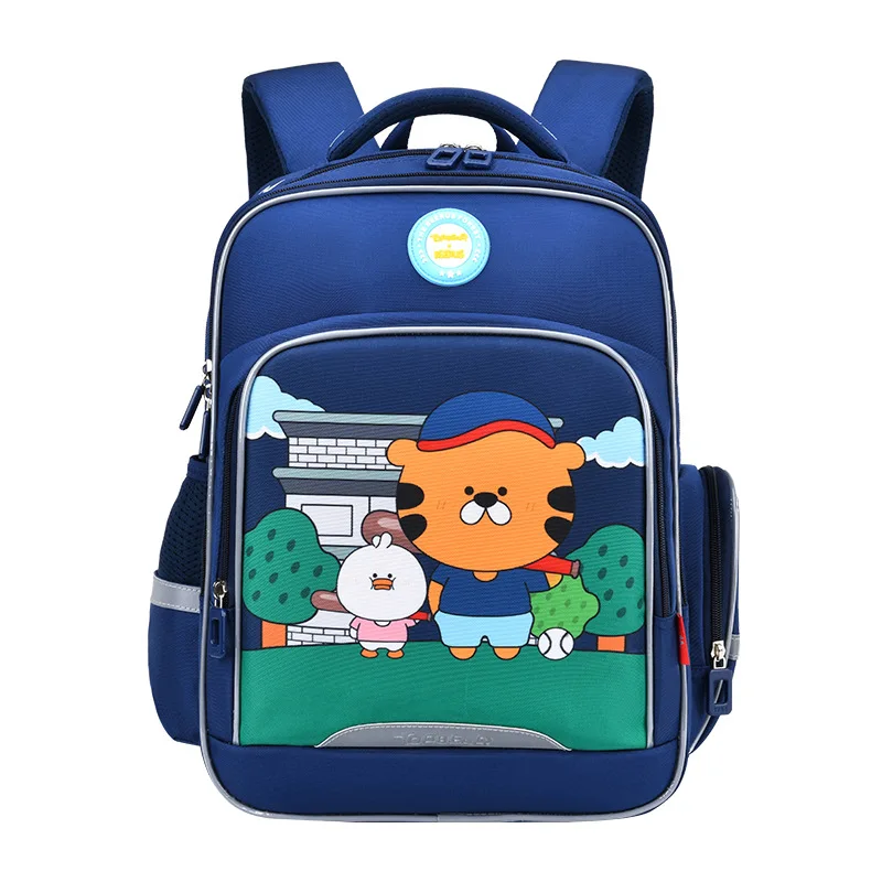 

Водонепроницаемый детский рюкзак, ортопедический школьный ранец с жесткой спинкой, сумка для книг
