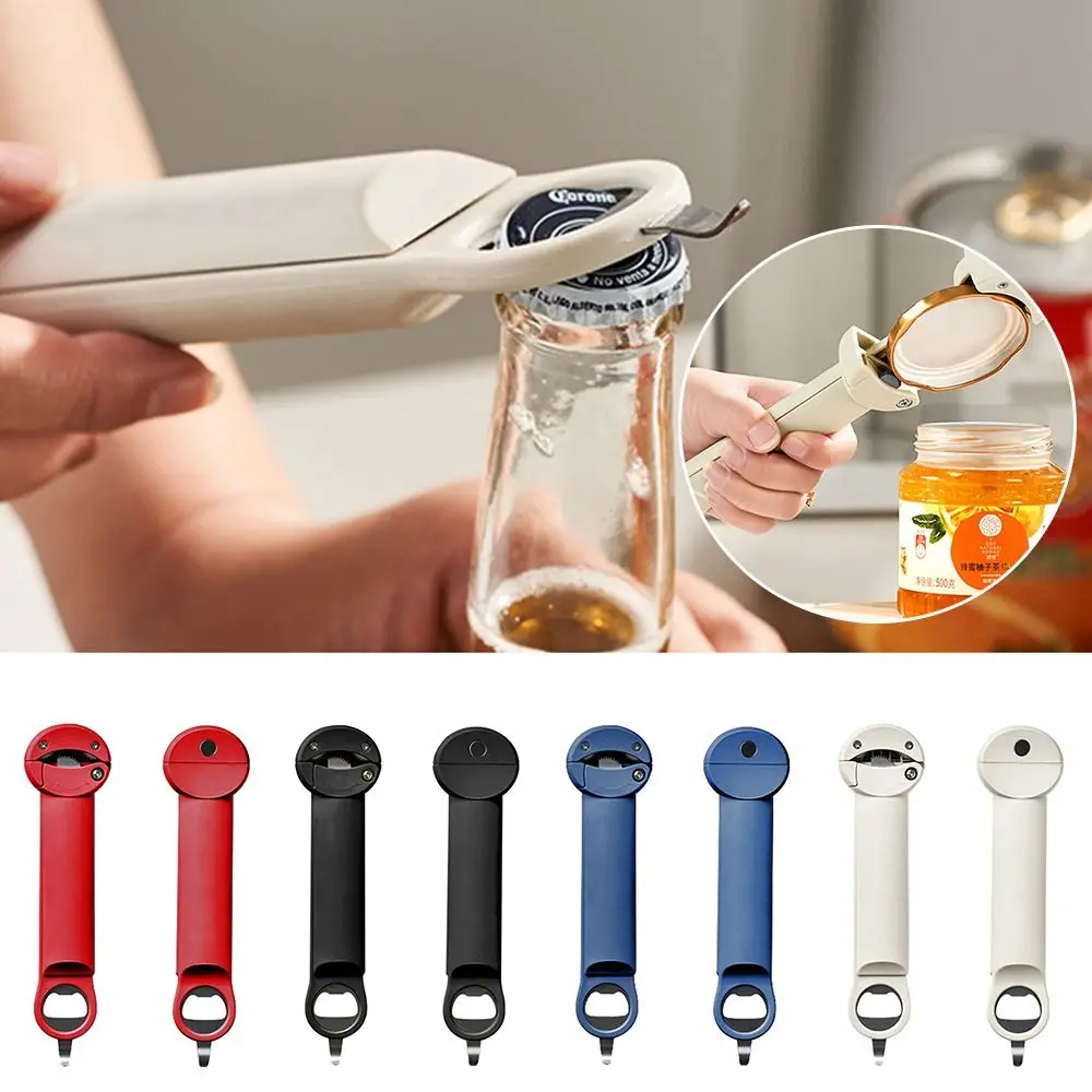 

New Kitchen Gadget Adjustable Multifunctional Bottle Open Tool Jar Openers Retractable Bottle Opener Can Openers