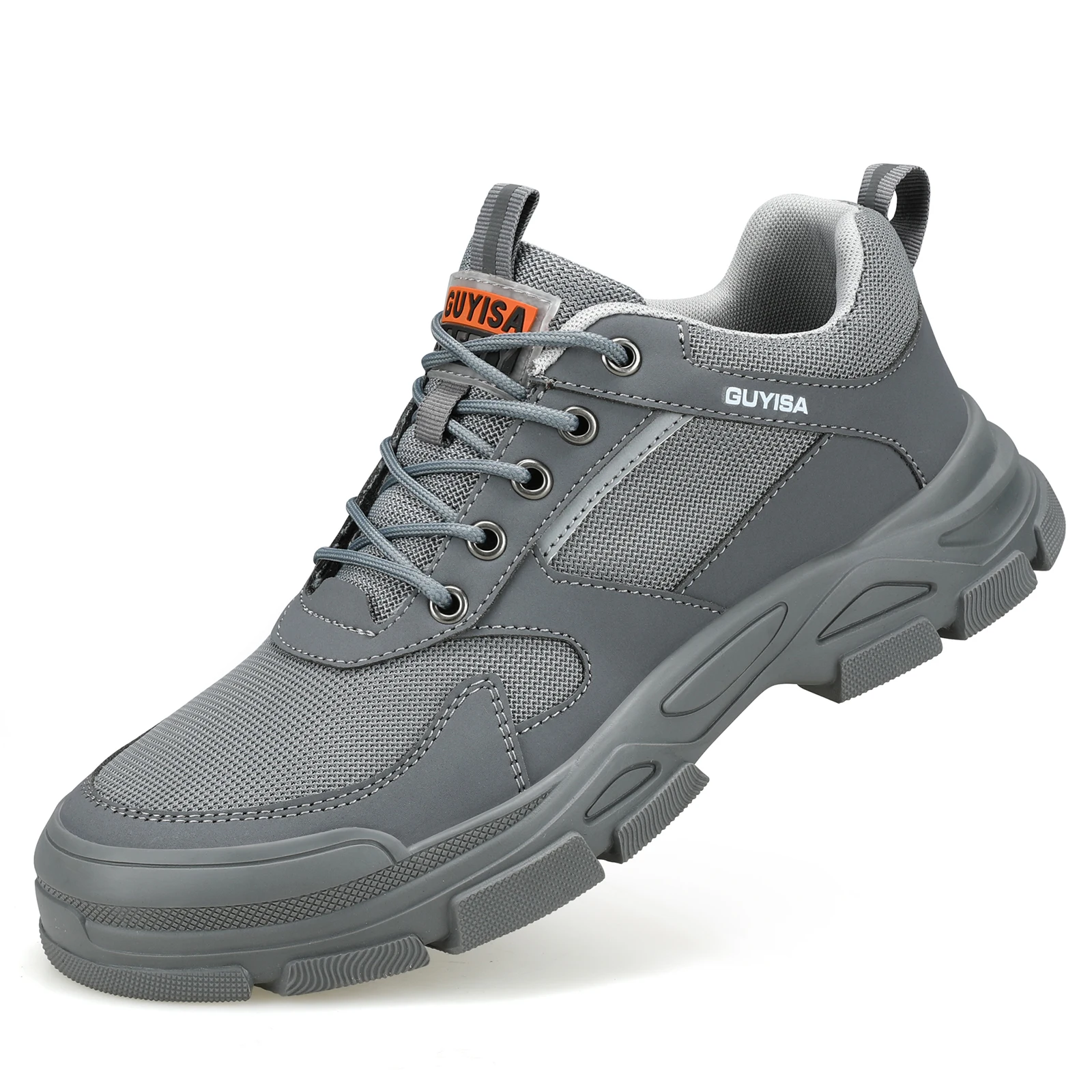 Стальной носок GUYISA Uomo защита от ударов и пирсинга Suola резистивная кожа