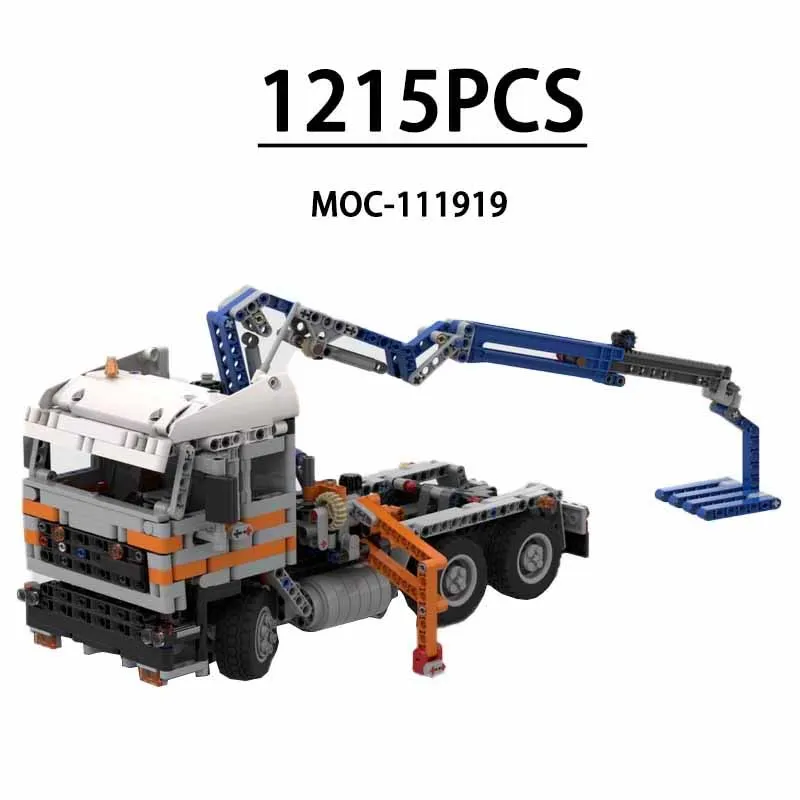 MOC-111919 Конструктор «Транспортный грузовик с краном» 42128 Тип B, 1215 деталей, строительные блоки, подарок на Рождество, подарок на день рождения (art.: 3920dcde46e92) - 3920dcde46e92