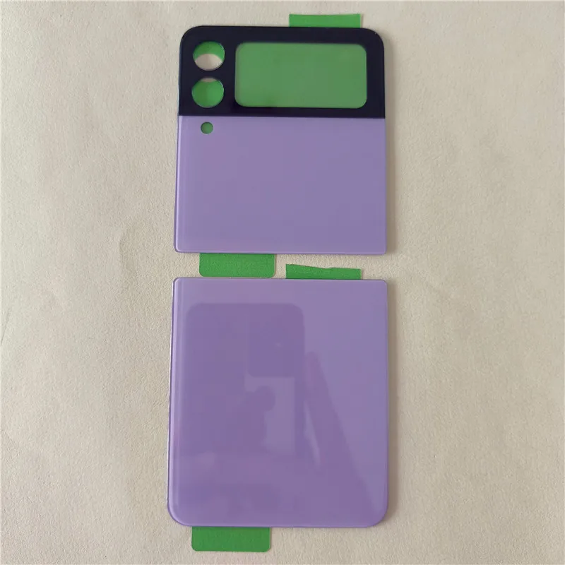 

Флип-чехол для Samsung Galaxy Z, стеклянная задняя крышка батарейного отсека, задняя панель, корпус, чехол для замены для Galaxy Z Flip3, Крышка батарейног...