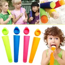 6PC/set Summer Creative DIY Silicone Popsicle Makers Handheld Popsicle Mold Ice Cream Popsicle Mould Kitchen Gadgets  ice maker