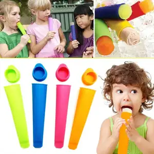 6pcset summer creative diy silicone popsicle makers handheld popsicle mold ice cream popsicle mould kitchen gadgets ice maker free global shipping