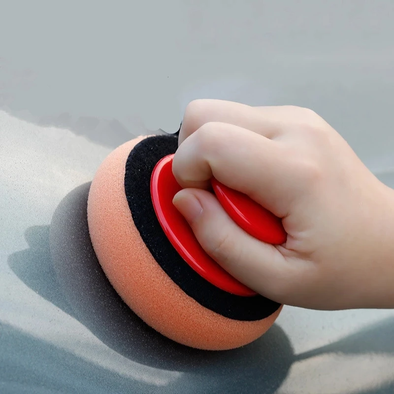 

Car Wash Wax Polish Pad Polishing Pad Sponge Car Cleaning Cloth Microfiber Applicator Pads for Car Polisher 5Pcs/Set