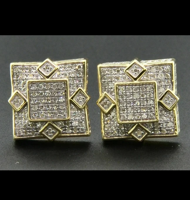 

ANGLANG Classic Square Earrings for Women Cubic Zirconia Brilliant Female Timeless Styling Jewelry Hot