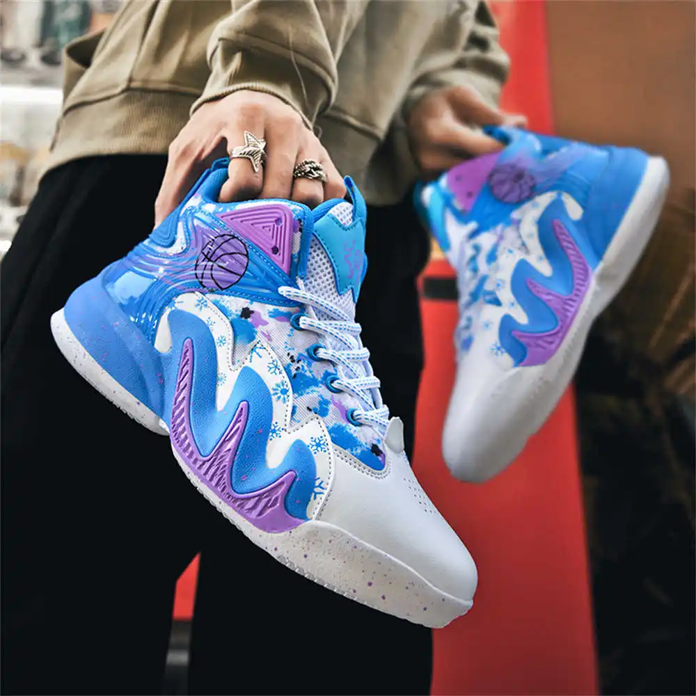Extra Large Sizes Number 36 Man Blue Shoes Casual Large Size Men's Fitness Sneakers Sports Loafers Hit Choes Sporty Pie