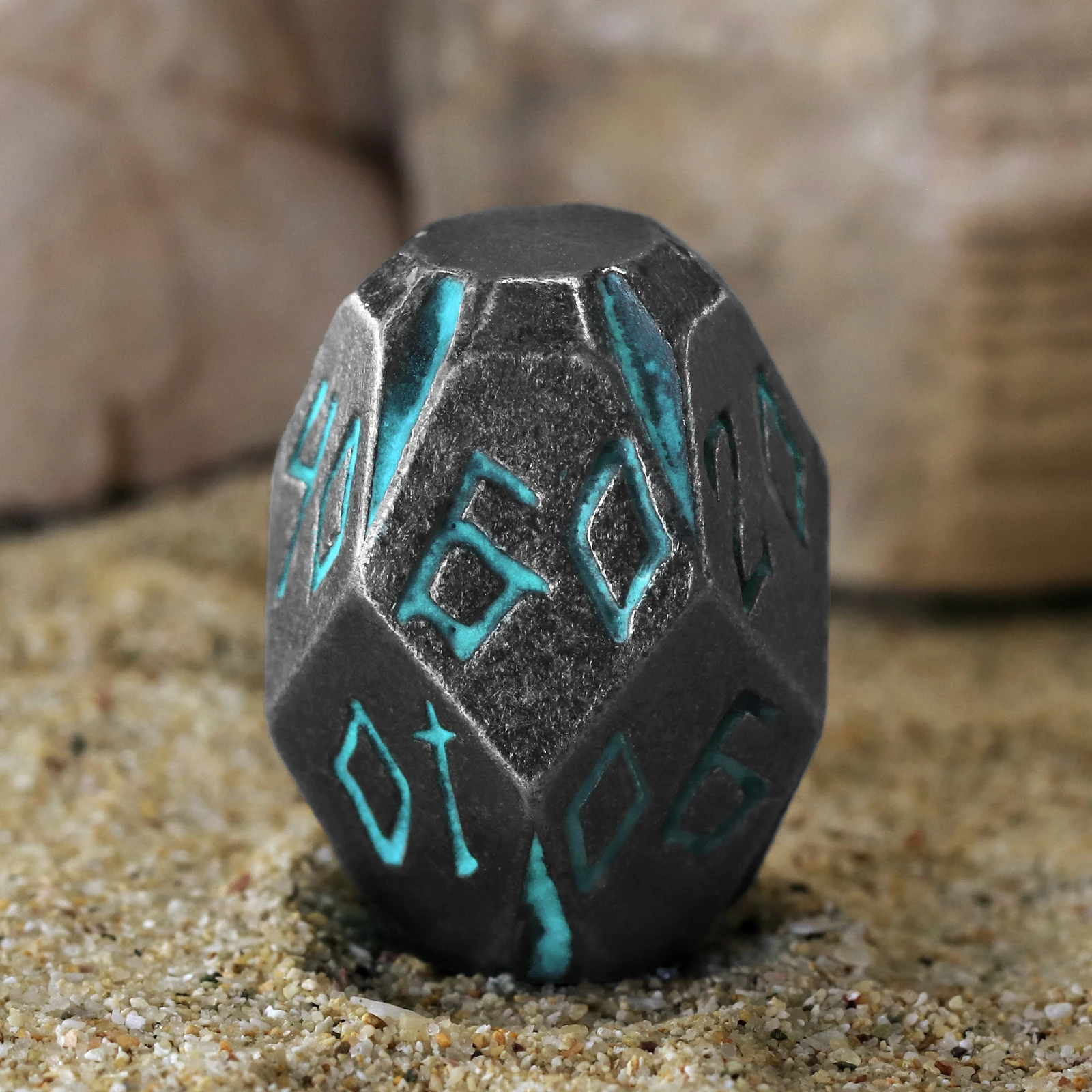 Фото Металлические игральные кости, набор из 7 игровых кубиков для подземелий и драконов, ролевые игральные кости, игровые D&D кости для настольной игры, ролевая игра №2