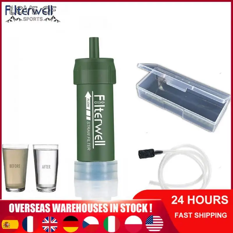 

0.2 Microns Filtration Precision Wilderness First Aid Filter Smaller Pore Size Four-stage Filtration Technology Portable Blue