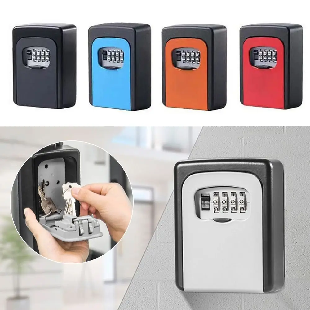 

Дверной замок из алюминиевого сплава, настенный комнатный и уличный Сейф для кодов, замок с комбинированным замком для хранения ключей