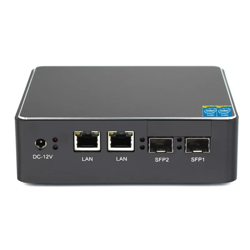 

2SFP 2LAN 2 порта дисплея Лидер продаж Мини ПК x86 маршрутизатор материнская плата celeron j1900 Мини ПК с корпусом из алюминиевого сплава