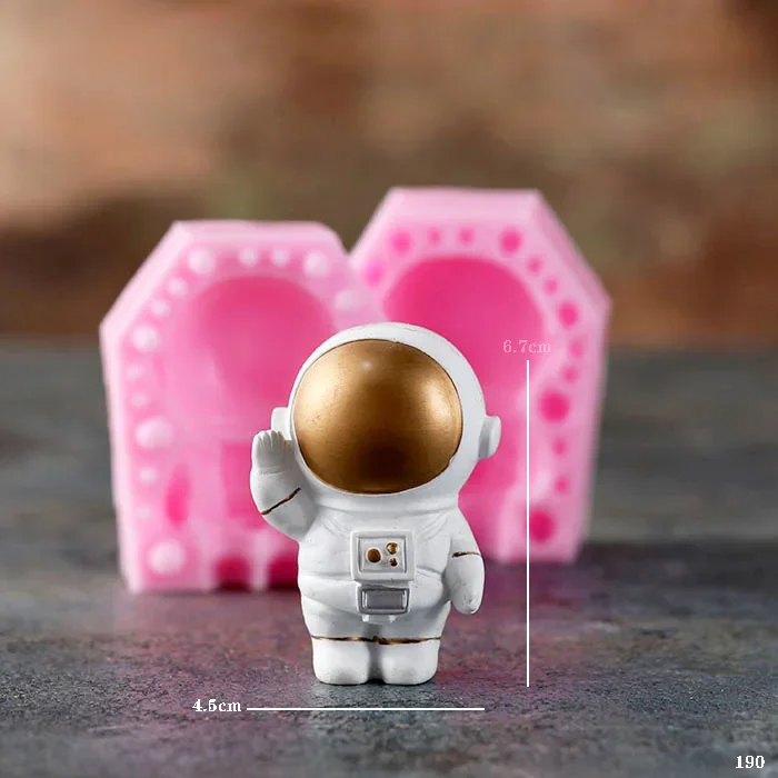 Космический 3d астронавт силиконовая форма для помадки торта шоколада аксессуары