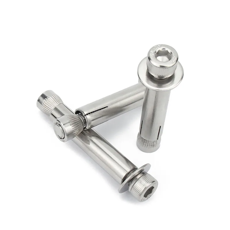 304 нержавеющая сталь Шестигранная головка встроенные расширительные болты винты