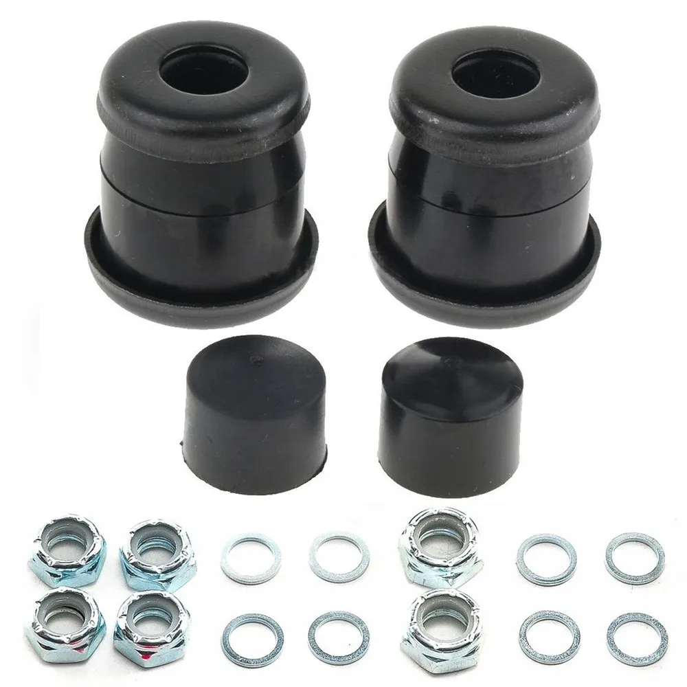 

New Skateboard PU Rubber Colorful Shock Absorber Set Top/Bottom Bush Washers 90a Hard Longboard Pivot Tube Accessories Cups