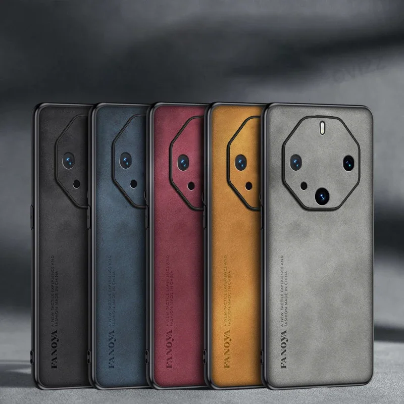 Чехол для телефона Huawei Mate 60 RS Ultimate кожаный ультратонкий противоударный чехол с