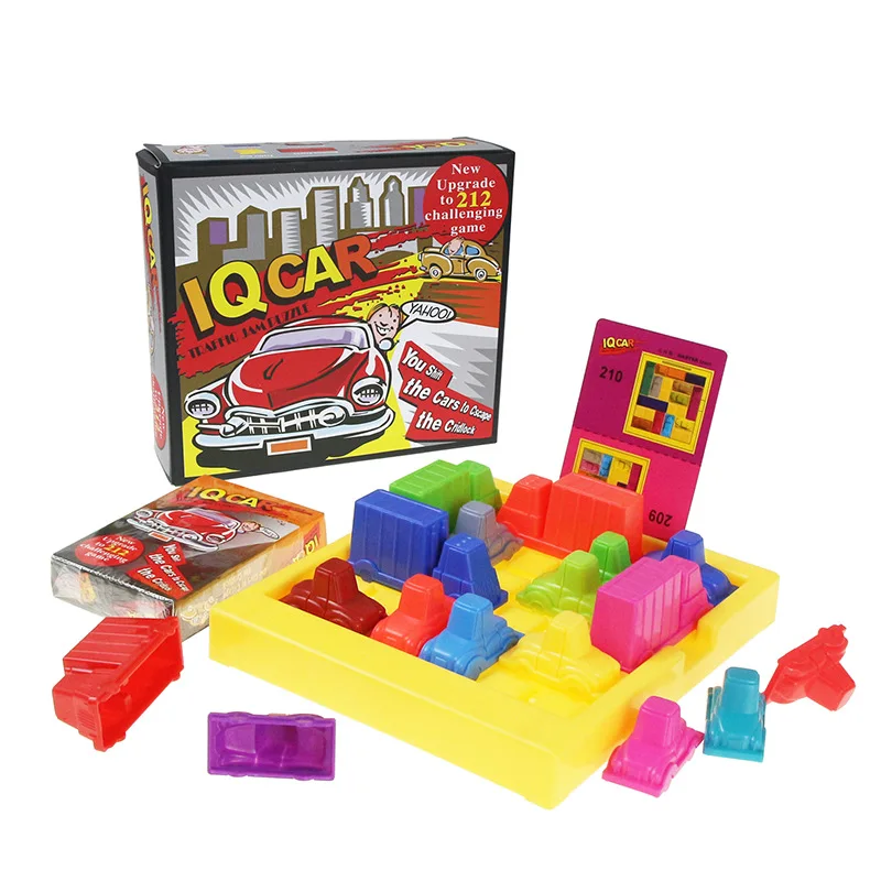 Racing Break IQ Car Game Car Puzzle Toys Creative Plastic Logic Game Developmental Game Toys for Children Gifts