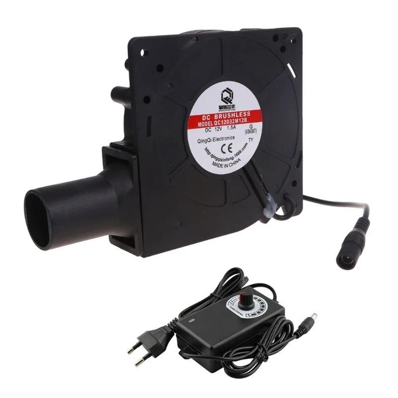 

Portable Fan 12V Adjustable Speed Air Turbo Blower for Barbecue Metallurgy