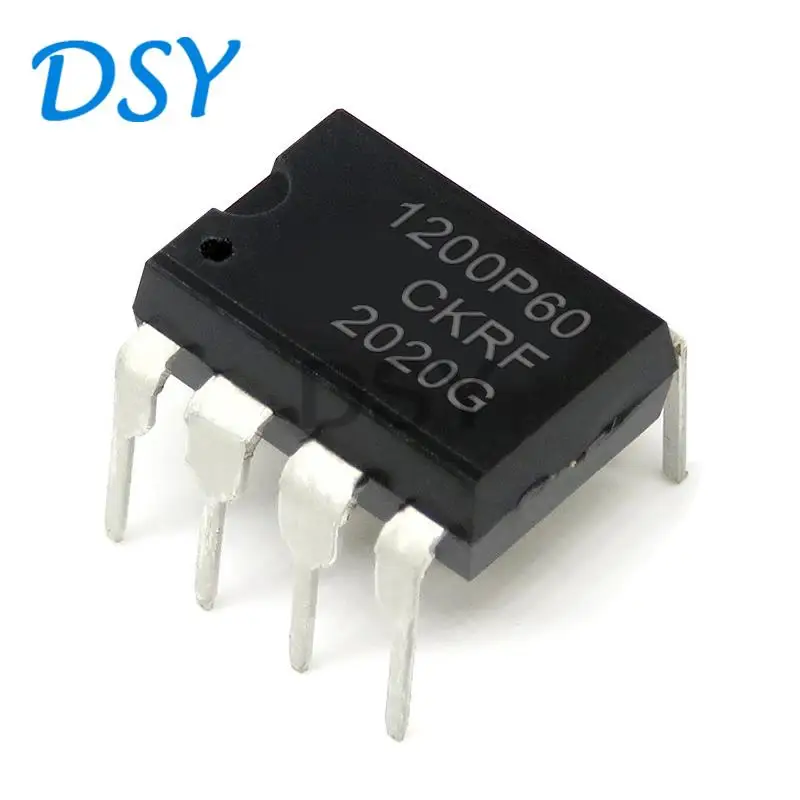 

10 шт., 100% новые чипы управления питанием NCP1200P60 1200P60 DIP-8