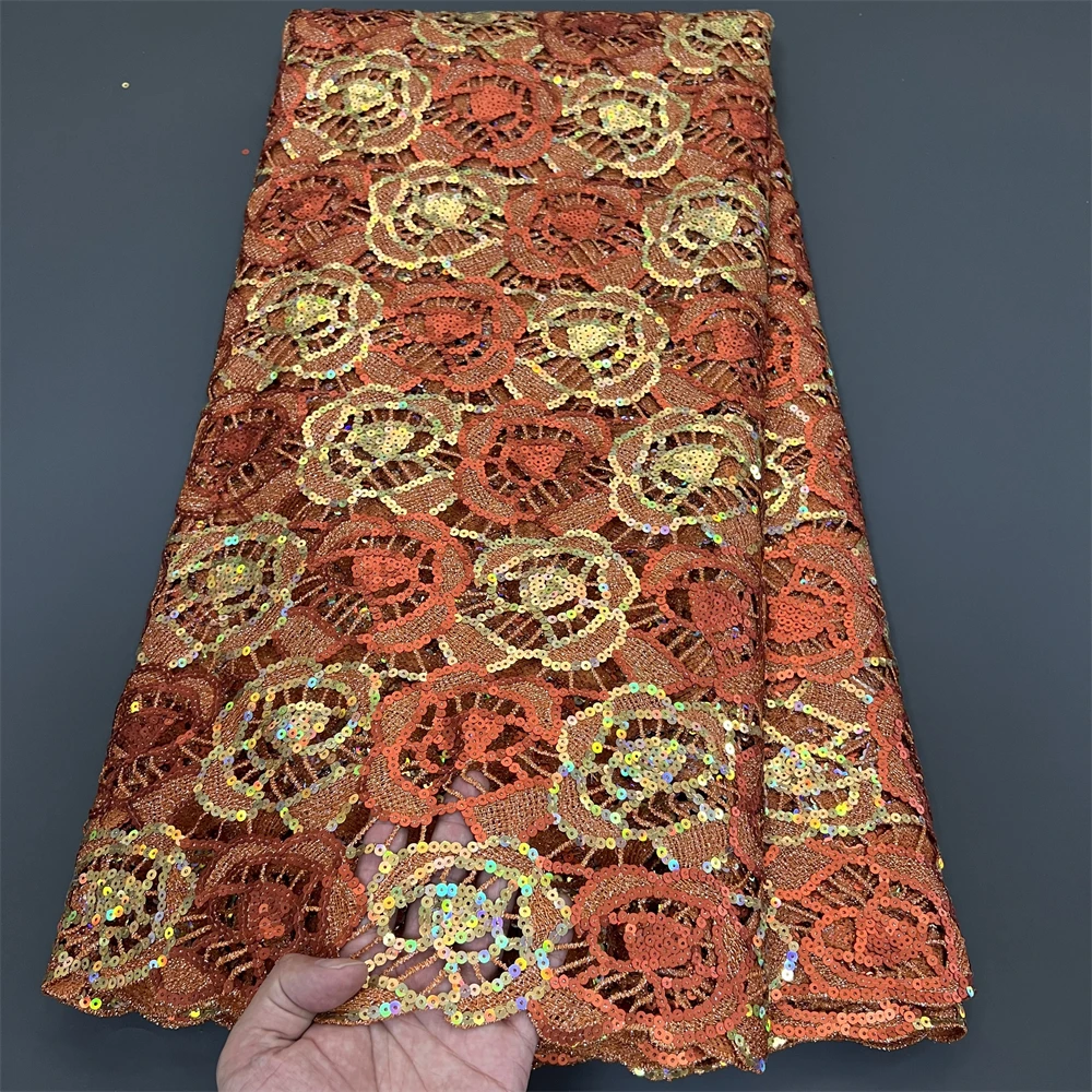 Высококачественная тюлевая кружевная ткань для шитья хлопковые блестки