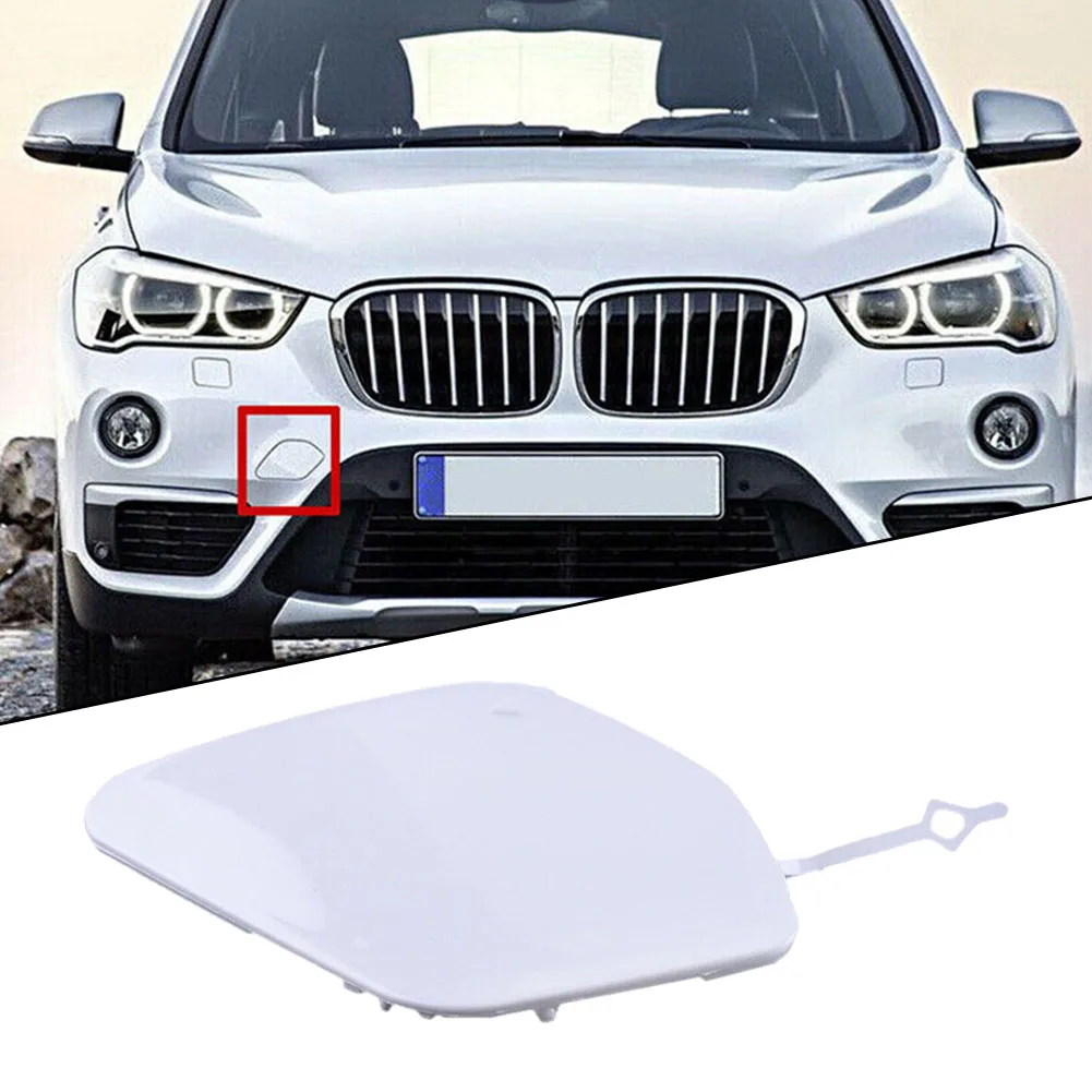 Белый передний бампер автомобиля фаркоп крышка для BMW F48 20d 25dx 2016-2019 51137361220