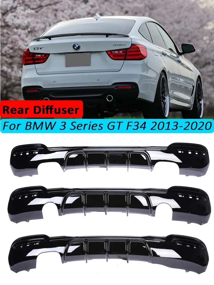 Диффузор для заднего бампера Carbon M Tech BMW 3 серии GT F34 M-эффективный разветвитель