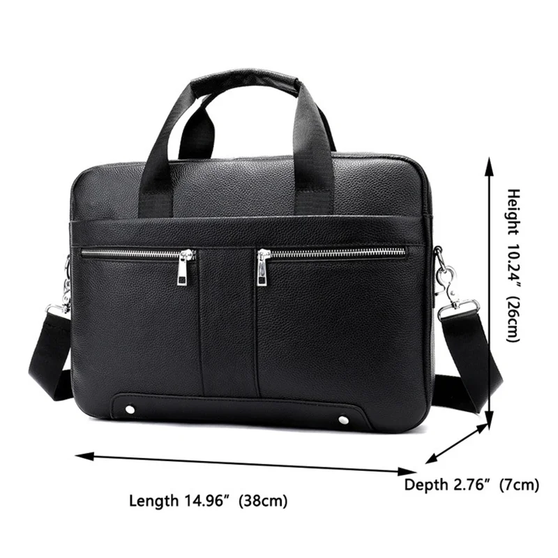 Brand Fashion Designer Leather Messenger Briefcase Men's Business Bags IPad Computer Bags 2023 Hot Fashion Male HandBag Tote Bag