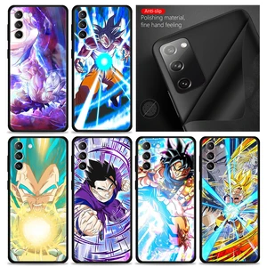 Phone Case For Samsung S21 S20 FE S22 Ultra S10 S9 S8 Plus S10e Note 20 Ultra 10 Plus Cover Goku GT Super Saiyan Tur Dragon Ball