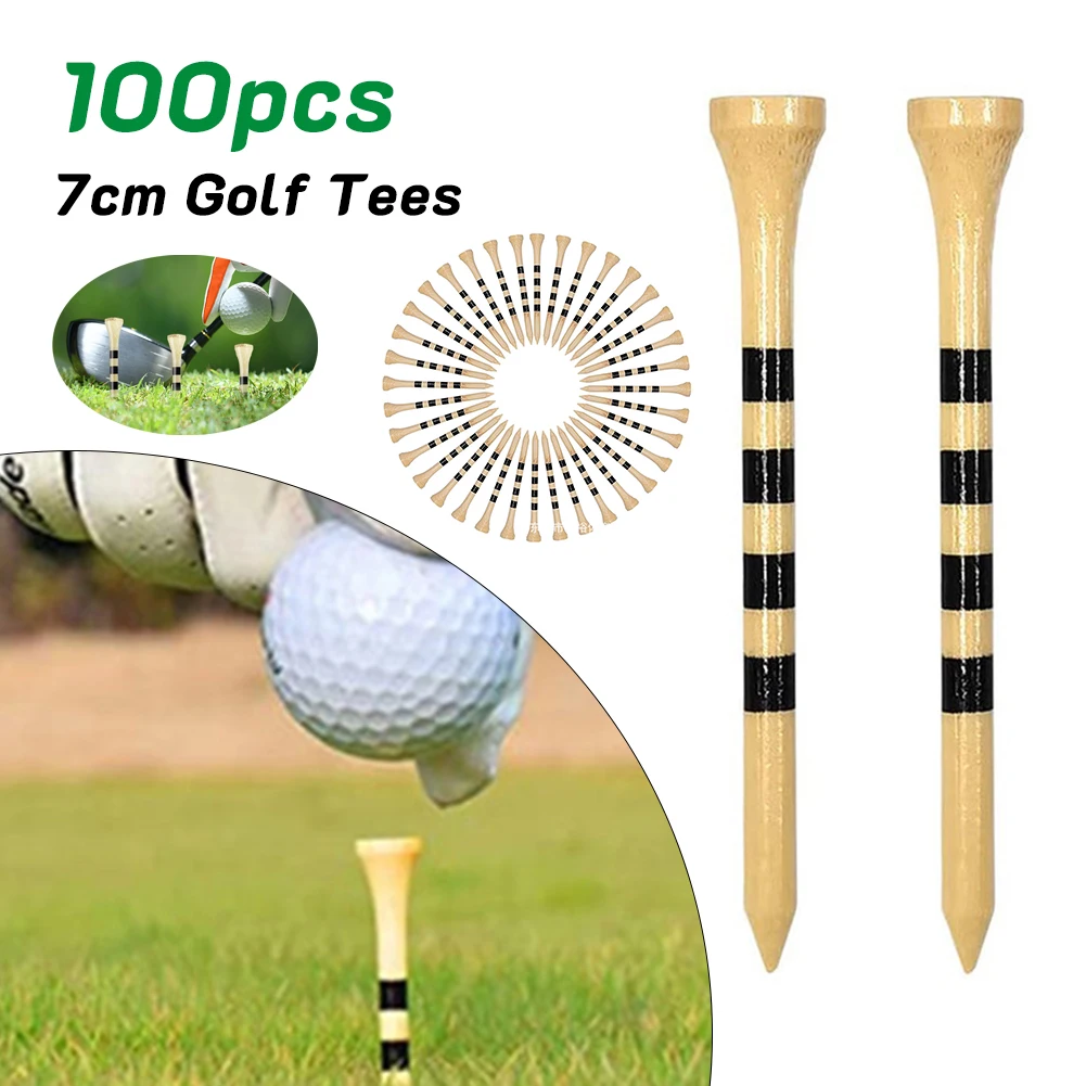 

Durable Golf Tees Wooden Tee Bamboo Tee Golf Balls Holder Outdoor Sport Golf Accessories Training Aids Stable Golf Ball Golf