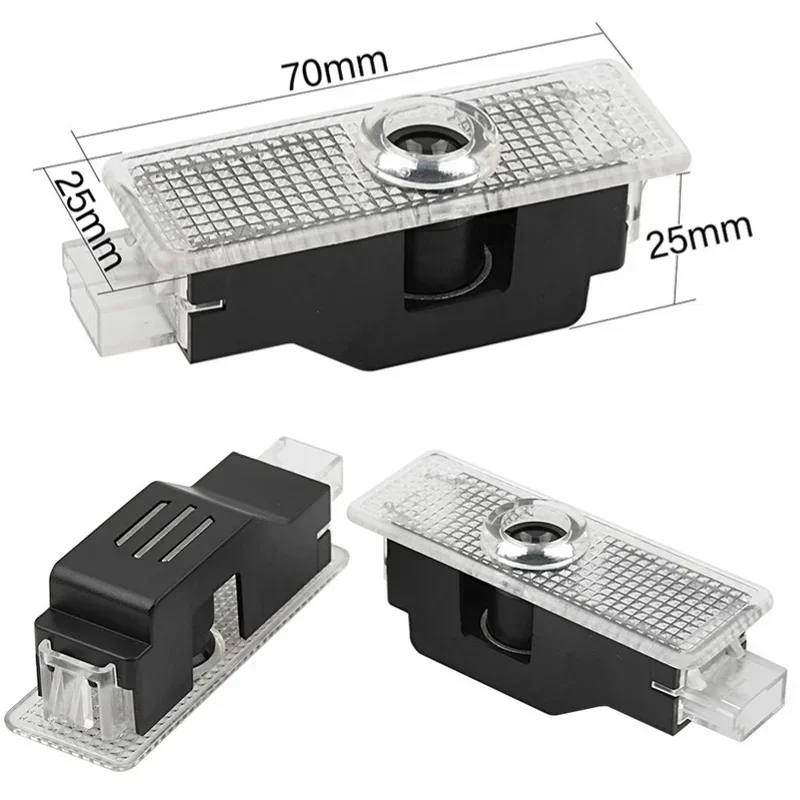 Автомобильный проектор призрак атмосферная лампа с логотипом автомобильная